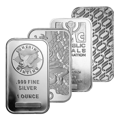  Silver Bars & Rounds