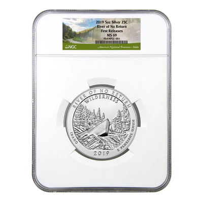 America The Beautiful 5 Oz Coins (NGC Certified)