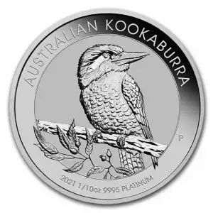 1/10 oz Australian Platinum Kookaburra Mint State (Year Varies) (2)