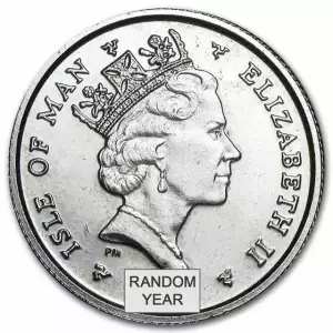 1/10 oz Isle of Man Platinum Noble (Year Varies)