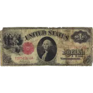 $1 1917 Small Red, scalloped Legal Tender Issues 39