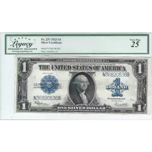 $1 1923 Blue Silver Certificates 237