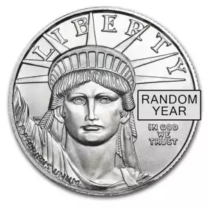 1/2 oz American Platinum Eagle Mint State (Year Varies)