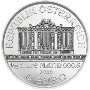 1/25 oz Austrian Platinum Philharmonic