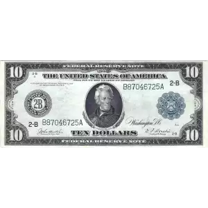 $10 1914 Red Seal Federal Reserve Notes 910