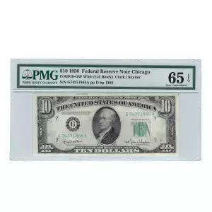 $10 1950  Small Size $10 Federal Reserve Notes 2010-G