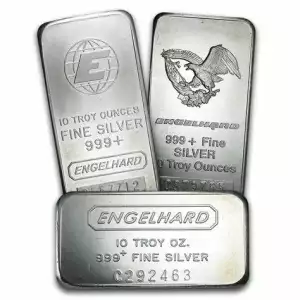 10 oz Silver Bar - Engelhard Minted