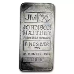 10 oz Silver Bar - Johnson Matthey (2)
