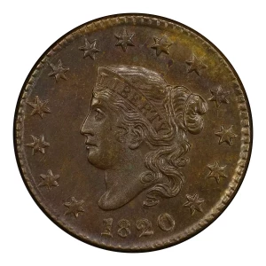 1820 1C Small Date, BN (3)