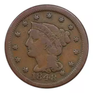 1839-1857 Braided Hair Large Cent in Deluxe Display Box (3)