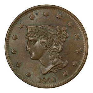 1840 1C Large Date, BN (4)