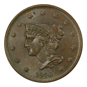 1840 1C Large Date, BN (4)