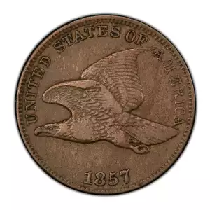 1857-1858 Flying Eagle Cent & Deluxe Box (2)