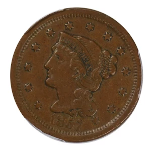 1857 1C Large Date, BN (3)