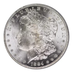 1884 CC Morgan Silver Dollar PCGS MS-65 (3)