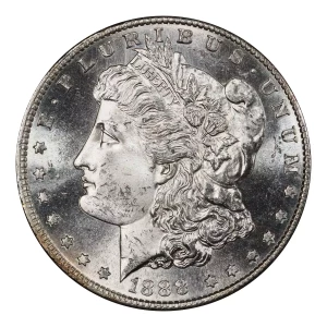 1888 S Morgan Silver Dollar PCGS MS-63 (4)