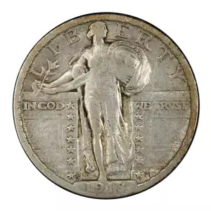 1917-1930 Standing Liberty Silver Quarter & Deluxe Box (3)