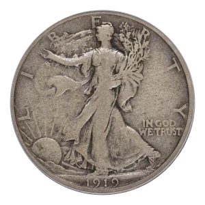 1919 S Walking Liberty Half Dollar PCGS VF-20
 (3)