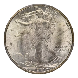 1947 D Walking Liberty Half Dollar PCGS MS-65 (4)