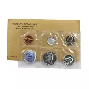 1957 U.S. Proof Set, Complete 5-Coin Set, Original Packaging