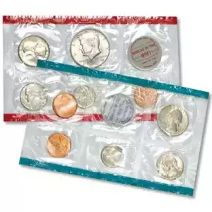 1969-P&D U.S. Uncirculated Set: 10-Coin Set in Original Packaging