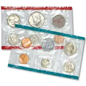 1969-P&D U.S. Uncirculated Set: 10-Coin Set in Original Packaging