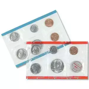 1970-P&D U.S. Uncirculated Set: 10-Coin Set in Original Packaging