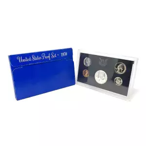 1970-S U.S. Proof Set: Complete 5-Coin Set, Original Packaging