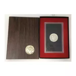 1972-S Silver Eisenhower Dollar Proof in Govt. Brown Box