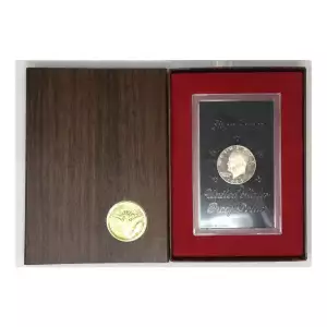 1973-S Silver Eisenhower Dollar Proof in Govt. Brown Box