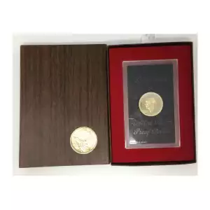 1974-S Silver Eisenhower Dollar Proof in Govt. Brown Box