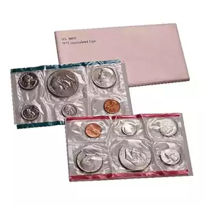 1975-P&D U.S. Uncirculated Set: 12-Coin Set in Original Packaging