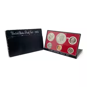 1975-S U.S. Clad Proof Set: Complete 6-Coin Set, Original Packaging