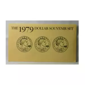 1979 U.S. Uncirculated Set: Susan B. Anthony Dollar Souvenir Set Yellow Envelope