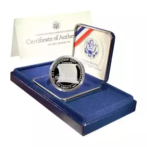 1987-S Constitution Commemorative Silver Dollar Proof