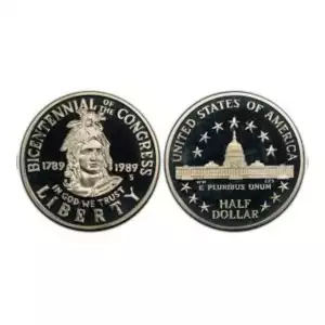 1989-S Congressional Commemorative Clad Half Dollar Proof
