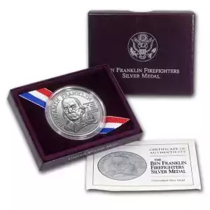 1992 Ben Franklin Firefighters Silver Medal