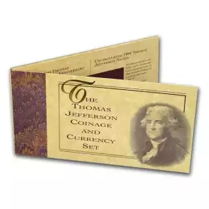 1993 Thomas Jefferson Coin and Currency Set (2)