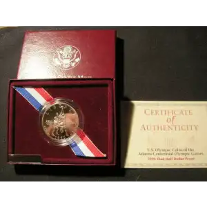 1995 U.S. Basketball Olympic Clad Half Dollar Proof