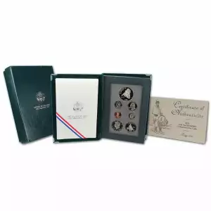 1995-U.S. Prestige Proof Set: 7-Coin Set with Box & COA