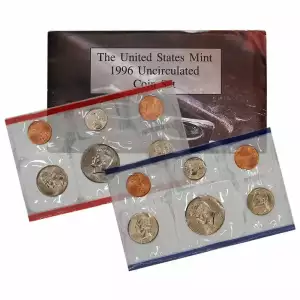 1996-P&D U.S. Uncirculated Set: 11-Coin Set in Original Packaging