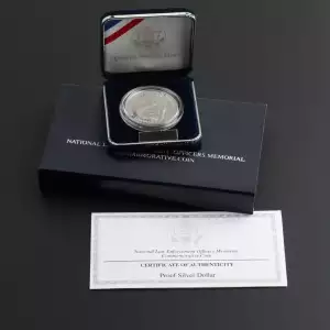 1997-P National Law Enforcement Commemorative Silver Dollar Proof