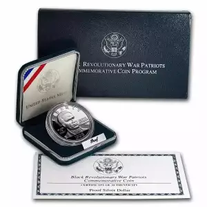 1998-S Black Patriots Commemorative Silver Dollar Proof (3)