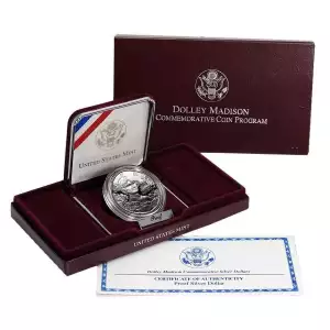 1999-P Dolley Madison Commemorative Silver Dollar Proof