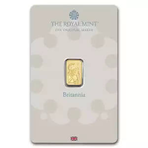 1g Royal Mint Refinery Britanni Gold Bar