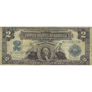 $2 1899 Blue Silver Certificates 249