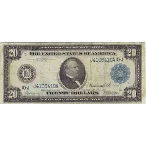 $20 1914 Red Seal Federal Reserve Notes 1000