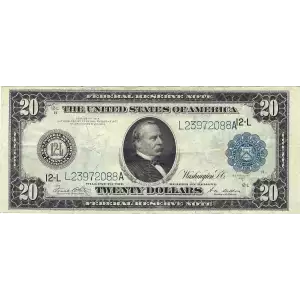 $20 1914 Red Seal Federal Reserve Notes 1011A
