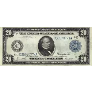 $20 1914 Red Seal Federal Reserve Notes 979A