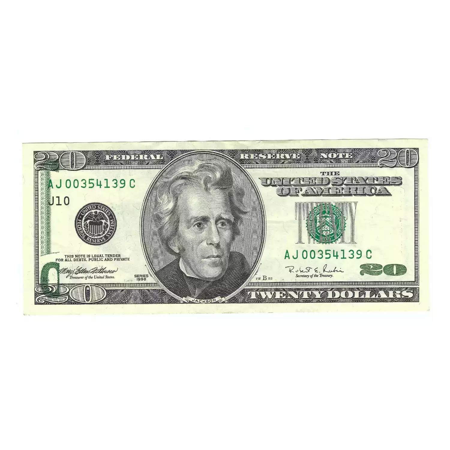 Series E 20 Dollar Bill